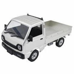 WPL D12 2.4G 1/10 2WD Off-road Military Truck RC Car - Silver Three Batteries