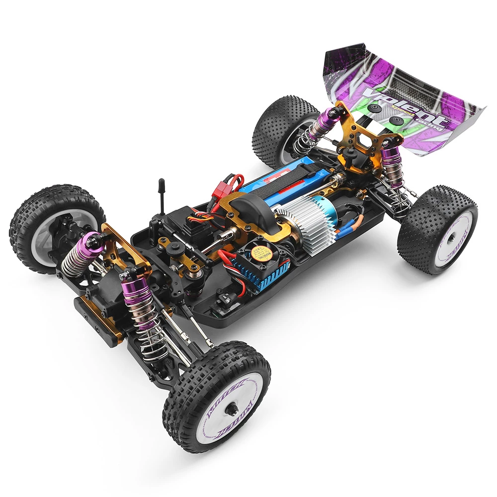 Wltoys 104002 1/10 2.4G 4WD RC Car Off-road Brushless Motor Max Speed 60km/h - One Battery 4 Wltoys 104002 1/10 2.4G 4WD RC Car Off-road Brushless Motor Max Speed 60km/h - One Battery - Image 2