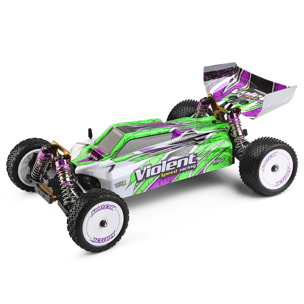 Wltoys 104002 1/10 2.4G 4WD RC Car Off-road Brushless Motor Max Speed 60km/h - One Battery 5 Wltoys 104002 1/10 2.4G 4WD RC Car Off-road Brushless Motor Max Speed 60km/h - One Battery - Image 3