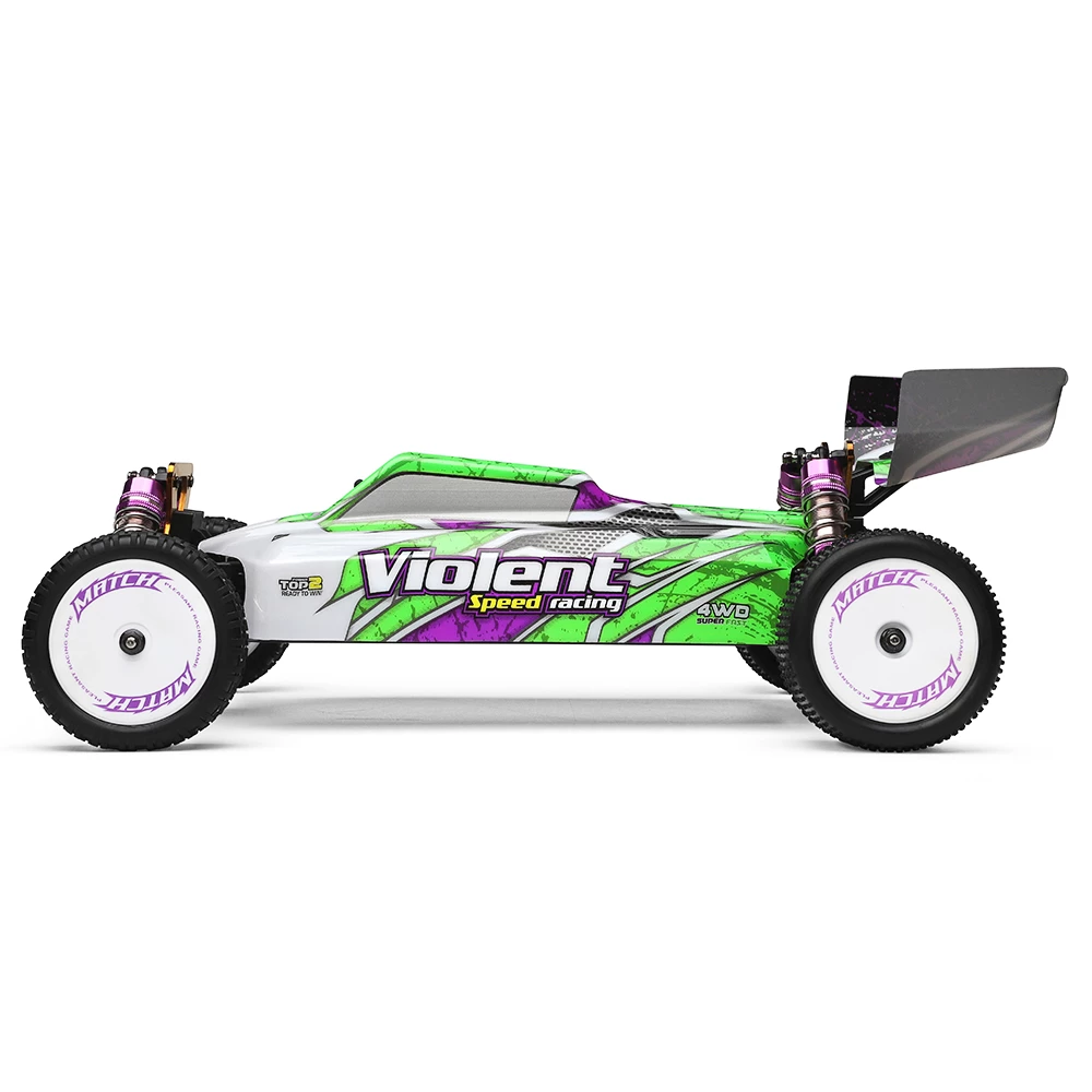 Wltoys 104002 1/10 2.4G 4WD RC Car Off-road Brushless Motor Max Speed 60km/h - One Battery 7 Wltoys 104002 1/10 2.4G 4WD RC Car Off-road Brushless Motor Max Speed 60km/h - One Battery - Image 5