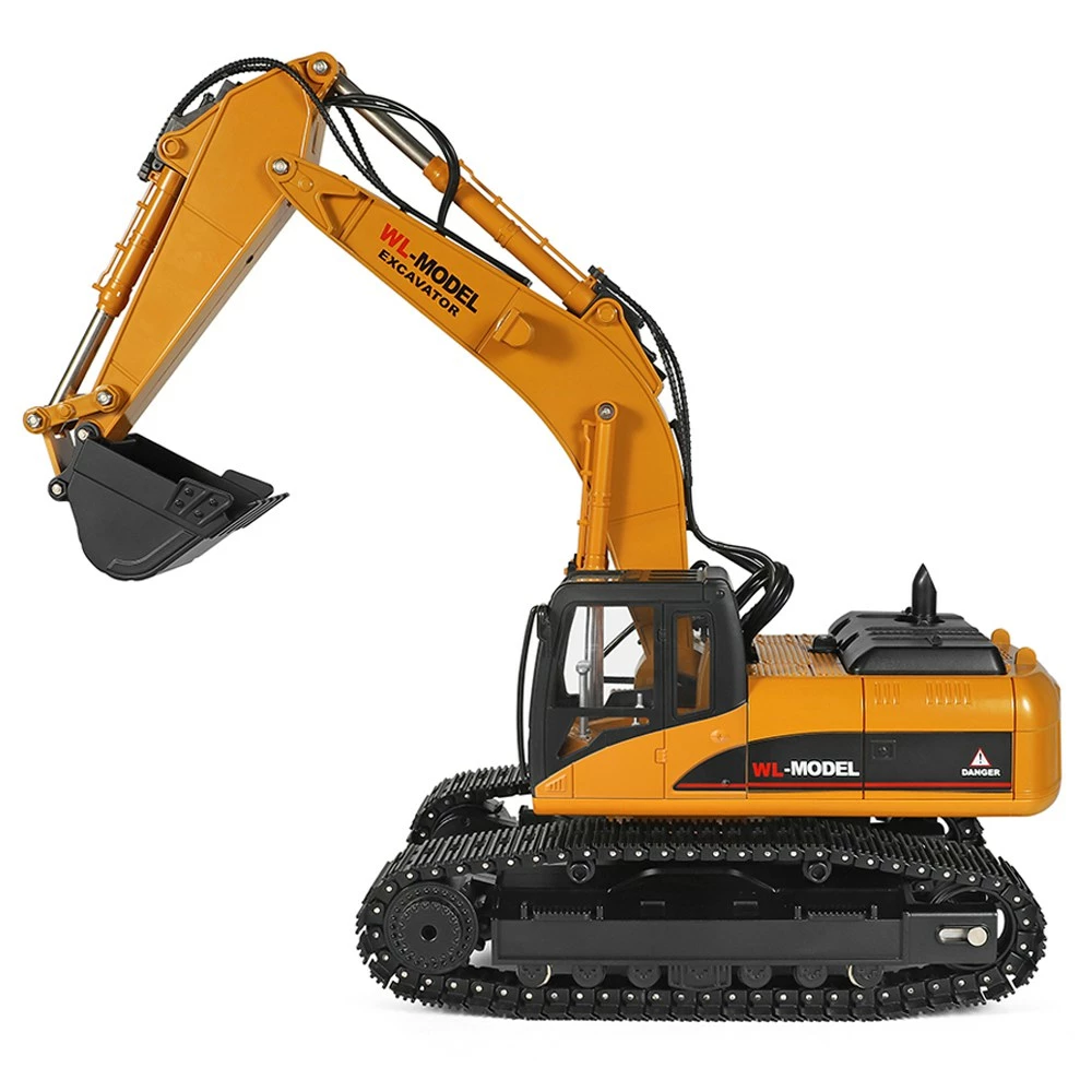 Wltoys 16800 2.4G 8CH 1/16 RC Excavator With Light Sound Function Engineering Vehicle RTR - Three Batteries 4 Wltoys 16800 2.4G 8CH 1/16 RC Excavator With Light Sound Function Engineering Vehicle RTR - Three Batteries - Image 2