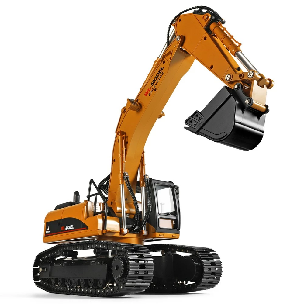 Wltoys 16800 2.4G 8CH 1/16 RC Excavator With Light Sound Function Engineering Vehicle RTR - Three Batteries 6 Wltoys 16800 2.4G 8CH 1/16 RC Excavator With Light Sound Function Engineering Vehicle RTR - Three Batteries - Image 4