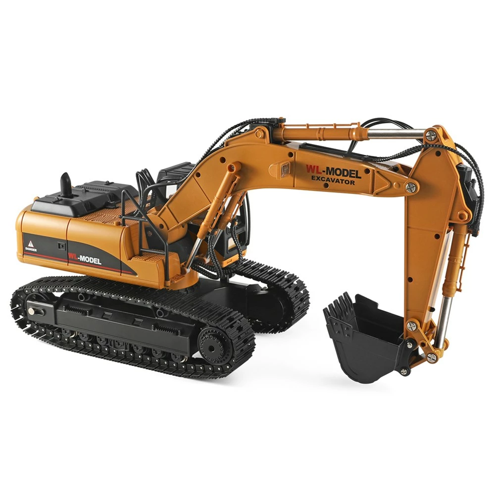 Wltoys 16800 2.4G 8CH 1/16 RC Excavator With Light Sound Function Engineering Vehicle RTR - Three Batteries 7 Wltoys 16800 2.4G 8CH 1/16 RC Excavator With Light Sound Function Engineering Vehicle RTR - Three Batteries - Image 5