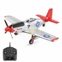 Wltoys A280 RC Airplane P51 Fighter Simulator 2.4G 3D6G Mode Aircraft With LED Searchlight Plane Toy