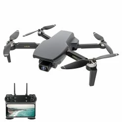 ZLL SG108 RC Drone With 4K Adjustable Camera GPS Smart Return Tap Flight, 28min Flight Time - Two Batteries Black