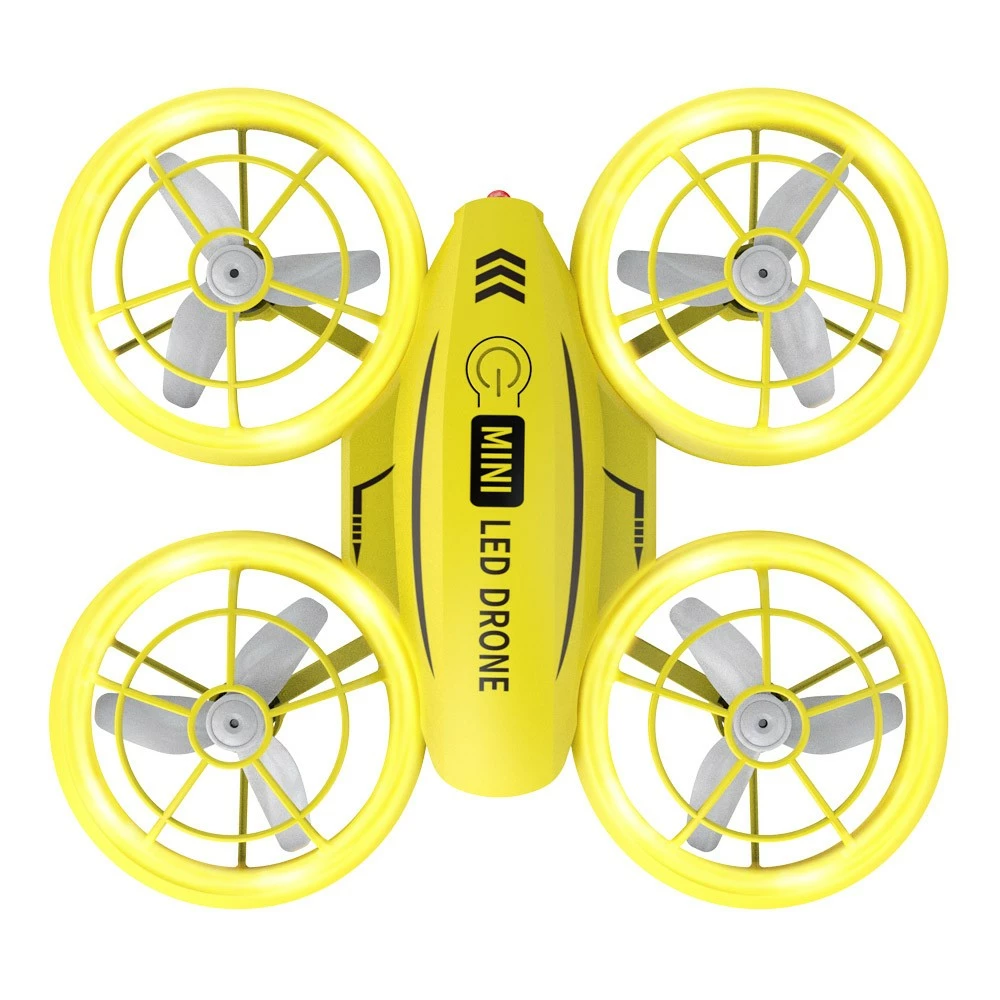 ZLL SG300 2.4G RC Drone 6-7 Min Flight Time One-key Take Off, Lights Switching, Headless Mode - Yellow 3 Batteries - Image 3