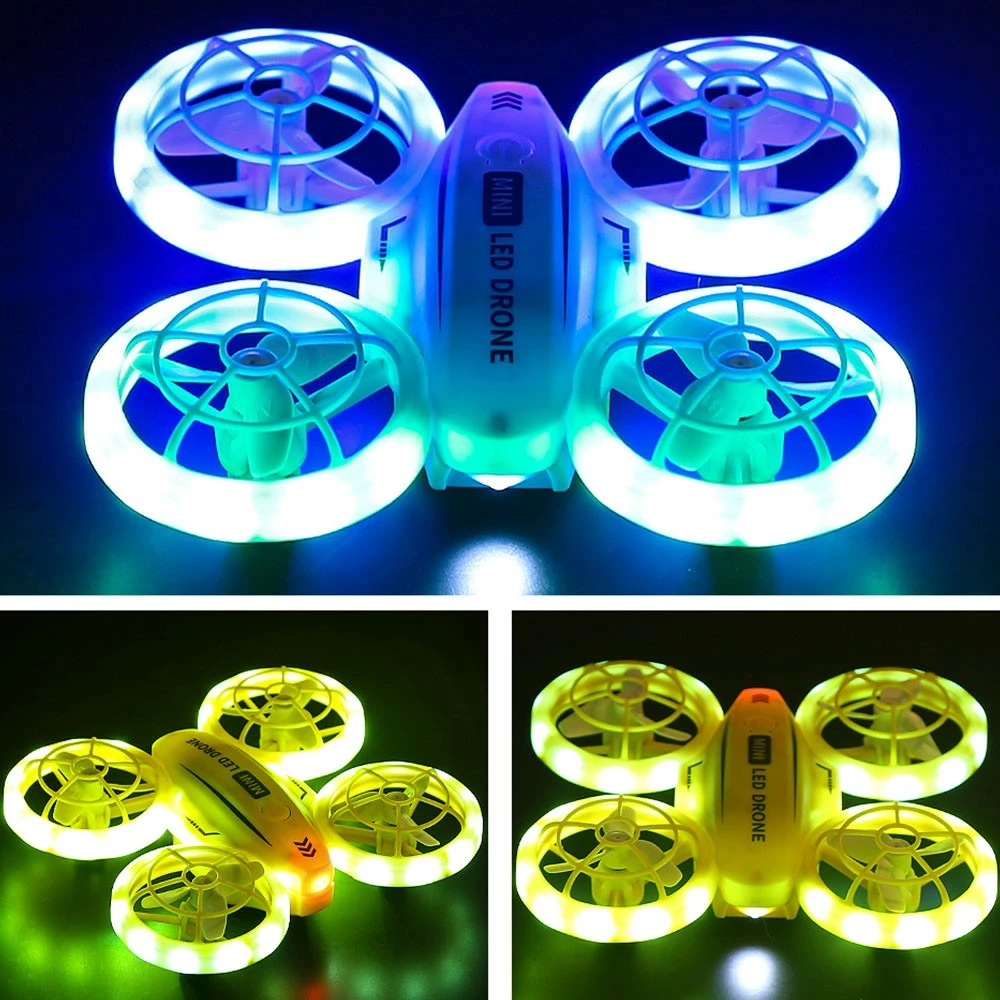 ZLL SG300 2.4G RC Drone 6-7 Min Flight Time One-key Take Off, Lights Switching, Headless Mode - Yellow 3 Batteries - Image 5