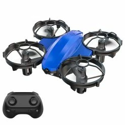 ZLL SG300S 2.4G RC Drone Inductive Obstacle Avoidance 6-7min Flight Time One-key Take Off Headless Mode - Blue 2 Batteries