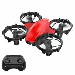 ZLL SG300S 2.4G RC Drone Inductive Obstacle Avoidance 6-7min Flight Time One-key Take Off Headless Mode - Red 3 Batteries