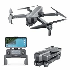 SJRC F11S 4K Pro GPS 5G WIFI 3KM FPV Brushless RC Drone With 2-Axis Electronic Stabilization Gimbal - Two Batteries With Bag