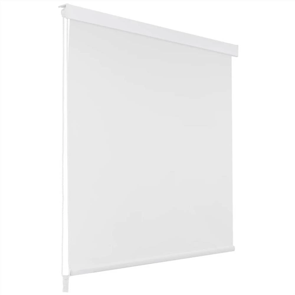 Shower Roller Blind 80x240 Cm White