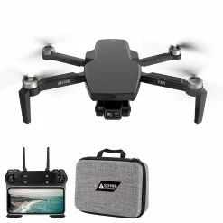 ZLL SG108 PRO 5G WIFI FPV GPS 4K Camera 2-Axis Gimbal RC Drone Black - Two Batteries With Bag