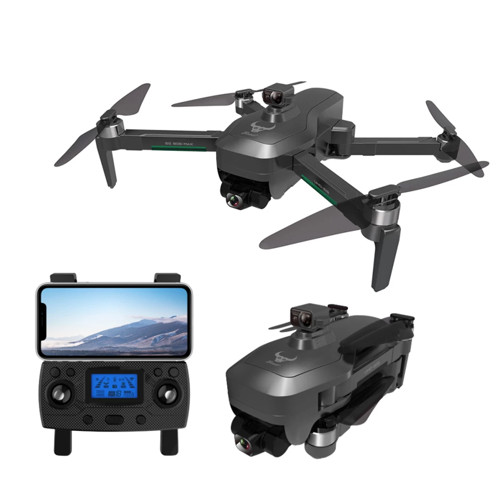 ZLL SG906 MAX 4K GPS 5G WIFI FPV With 3-Axis EIS Anti-shake Gimbal Obstacle Avoidance Brushless RC Drone - Three Batteries With Bag 3 ZLL SG906 MAX 4K GPS 5G WIFI FPV With 3-Axis EIS Anti-shake Gimbal Obstacle Avoidance Brushless RC Drone - Three Batteries With Bag